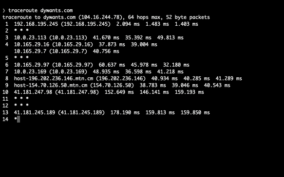Adresse IP dywants